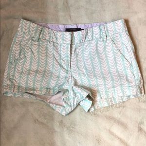 J. Crew Mint Chino Shorts